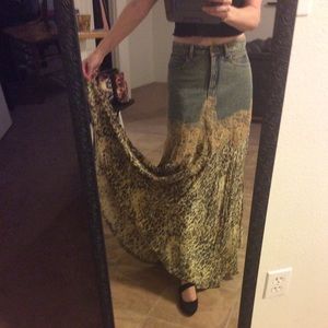 Newport News denim skirt